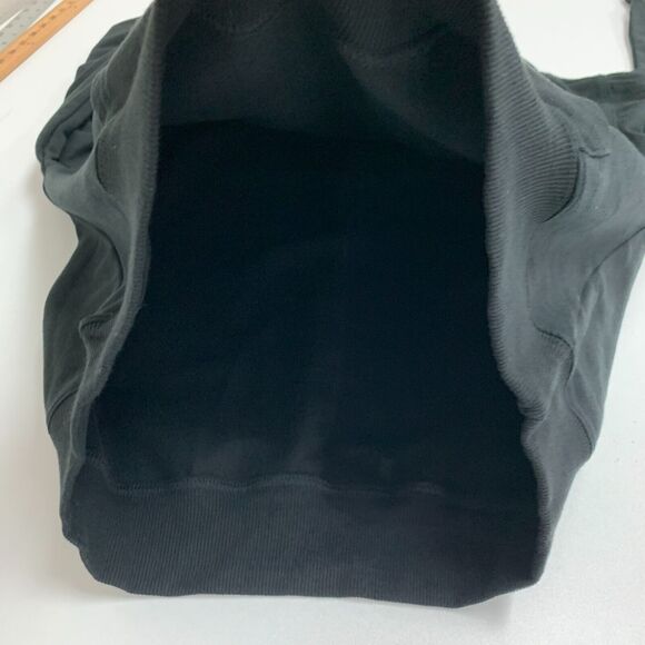 Marvel Hoodie Womens L Large Black Patch Logo Pullover Fleece Sweatshirt New - Picture 9 of 15